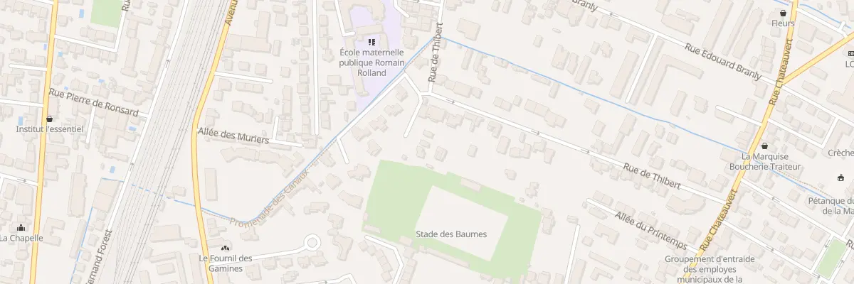 Plan du 42 Rue de Thibert à Valence