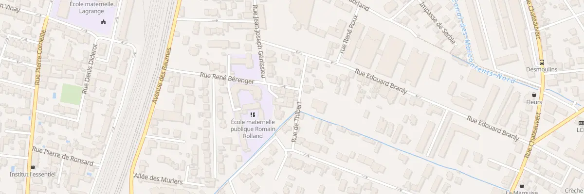 Plan du 16 Rue de Thibert à Valence