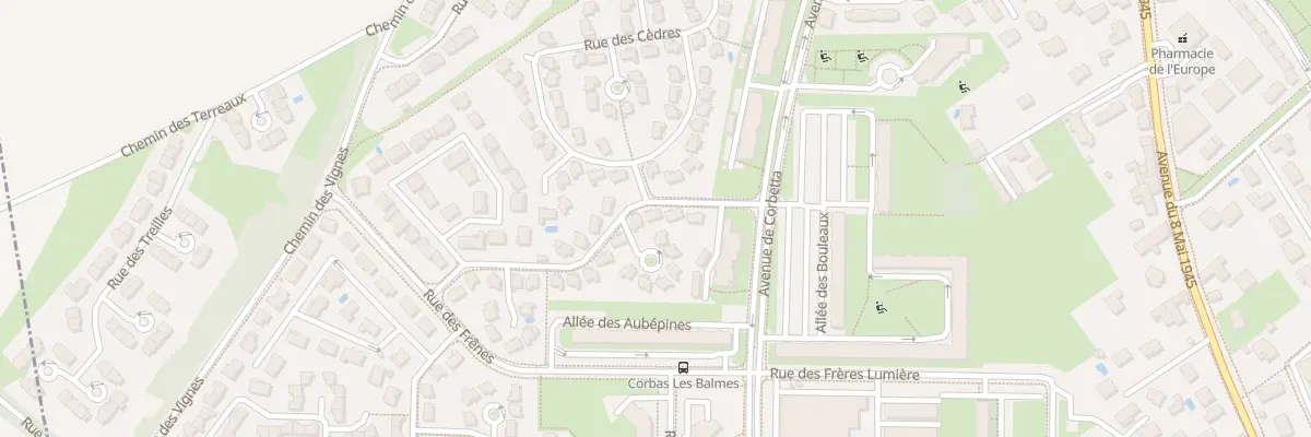 Plan du 46 Rue des Erables à Corbas