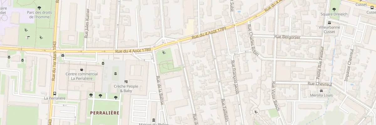 Plan du 9 Rue du Progrès à Villeurbanne