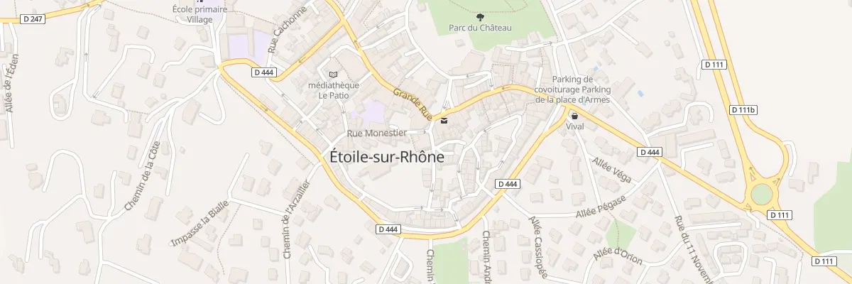 Plan du 4 Rue Monestier à Étoile-sur-Rhône