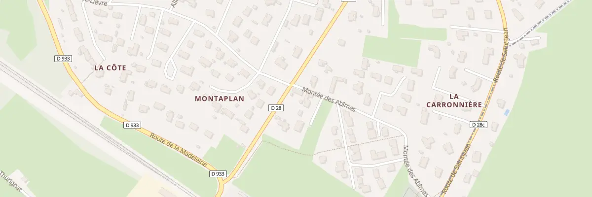 Plan du 16 Mte des Abimes à Crottet