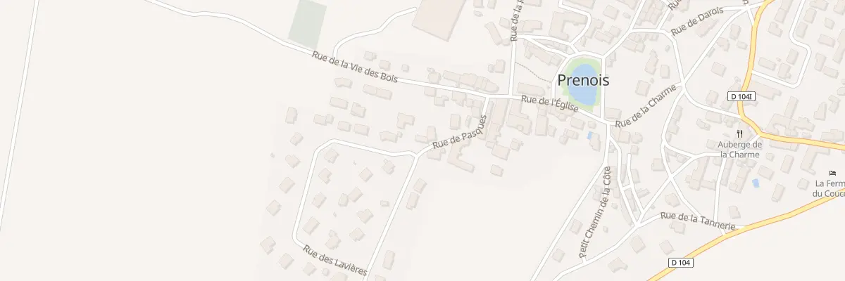 Plan du 12 Rue de Pasques à Prenois