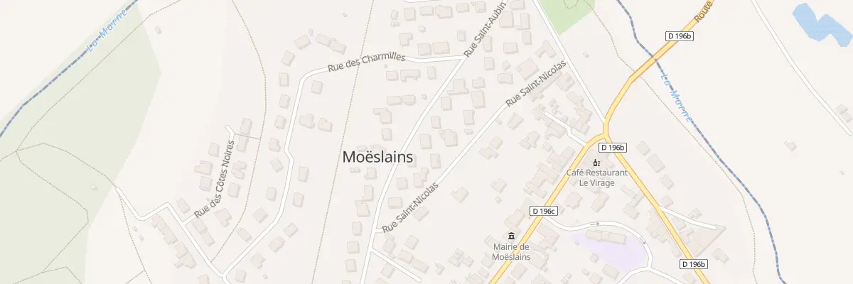 Plan du 20 Rue Saint - Aubin à Moëslains