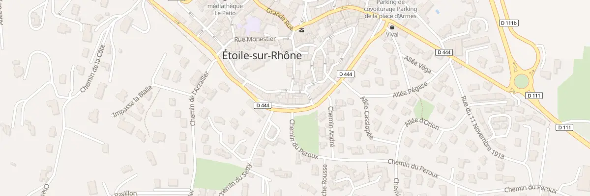 Plan du 45 Bd des Remparts à Étoile-sur-Rhône