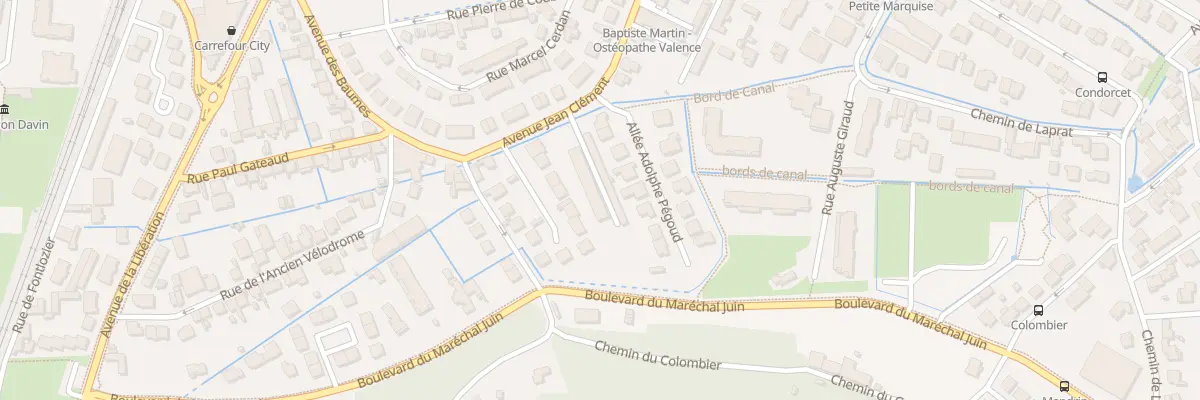 Plan du 63 Av Jean Clément à Valence