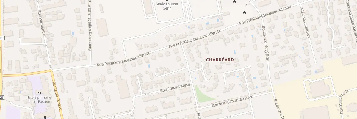 Plan du 4 Rue Bela Bartok à Vénissieux