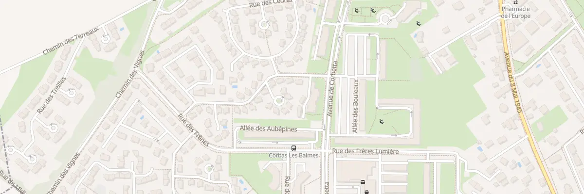 Plan du 40 Rue des Erables à Corbas