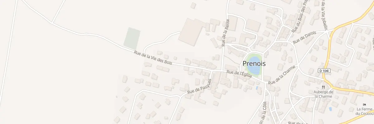 Plan du 10 Rue de la Vie des Bois à Prenois