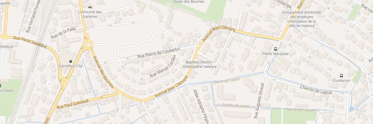 Plan du 46 Av Jean Clément à Valence