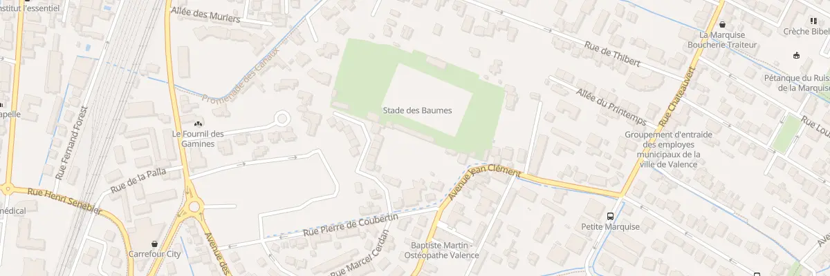 Plan du 36G Av Jean Clément à Valence