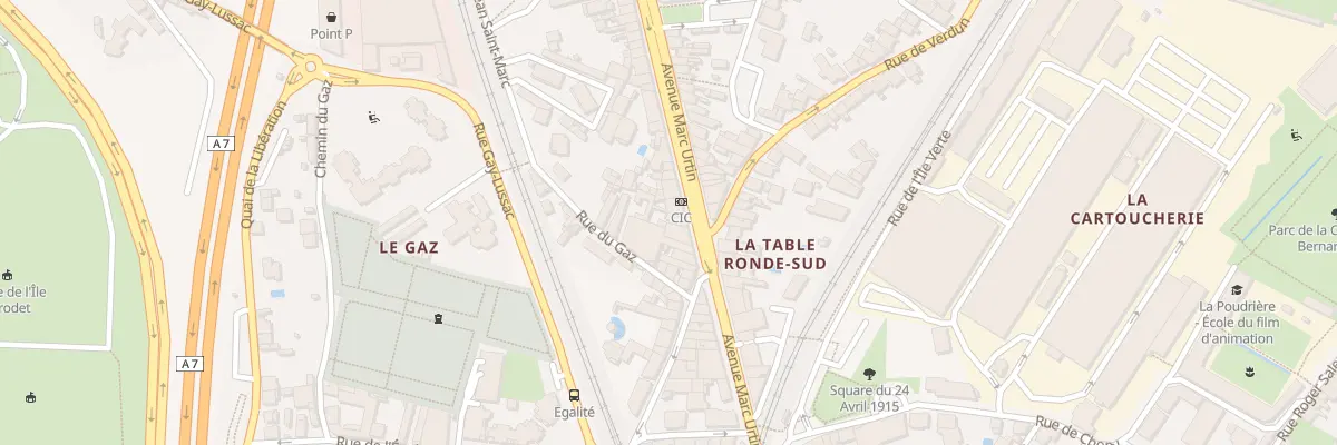 Plan du 63 Av Marc Urtin à Bourg-lès-Valence