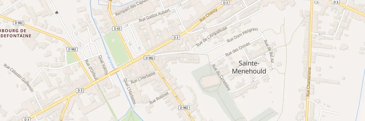 Plan du 27 Rue Dom Perignon à Sainte-Menehould