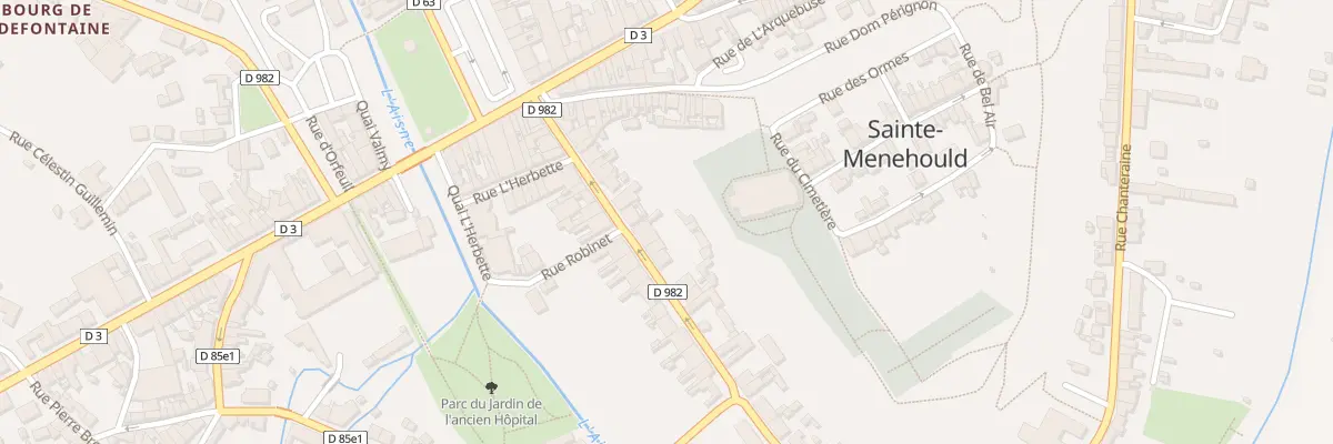 Plan du 22 Rue Camille Margaine à Sainte-Menehould