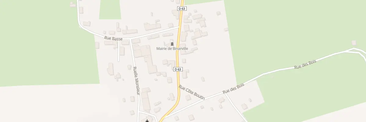 Plan du 6 Rue du Centre à Binarville
