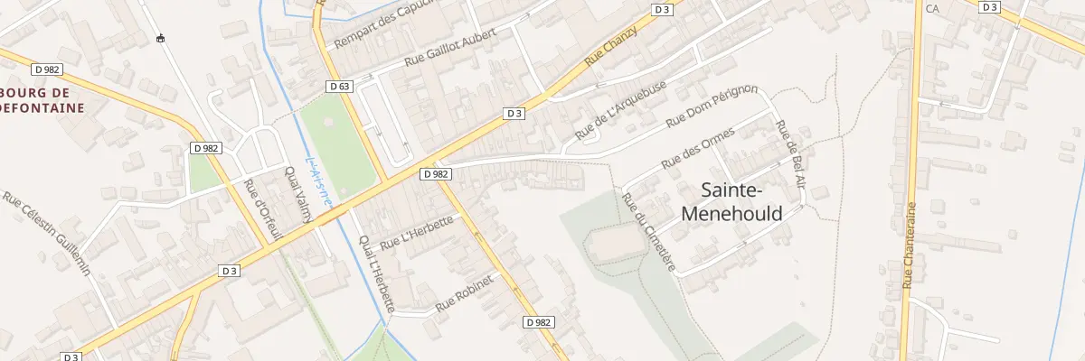 Plan du 29 Rue Dom Perignon à Sainte-Menehould