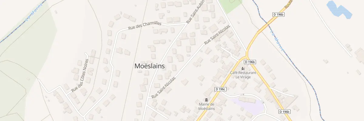Plan du 5 Rue Saint Nicolas à Moëslains
