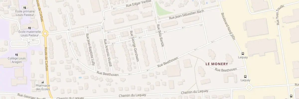 Plan du 20 Rue Bela Bartok à Vénissieux