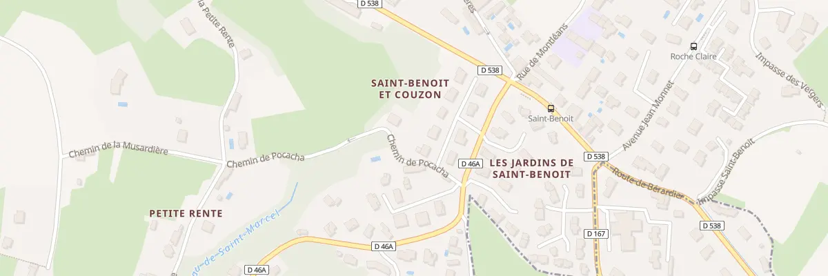 Plan du 2 Che de la Rente à Vienne
