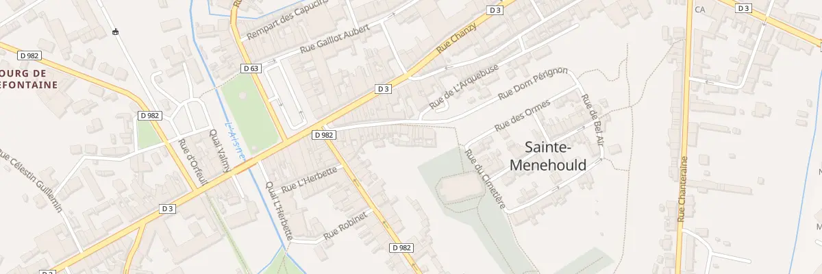 Plan du 31 Rue Dom Perignon à Sainte-Menehould
