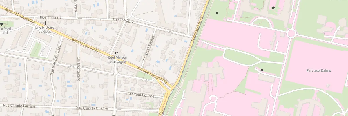 Plan du 80 Bd Pinel à Lyon 3e Arrondissement