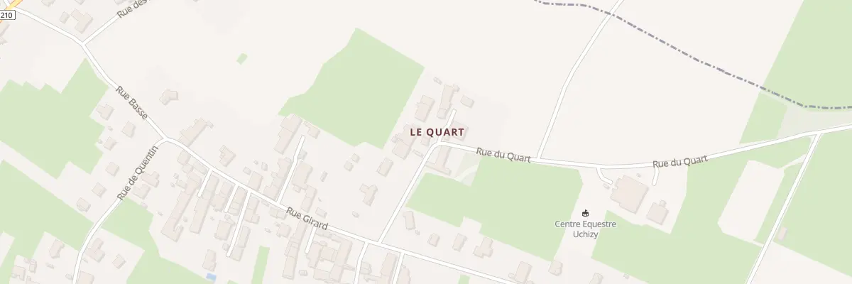 Plan du 125 Rue du Quart à Uchizy
