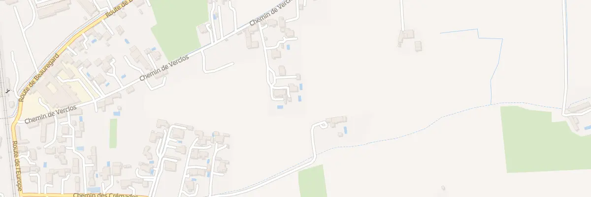 Plan du 592 Che de Verclos à Courthézon