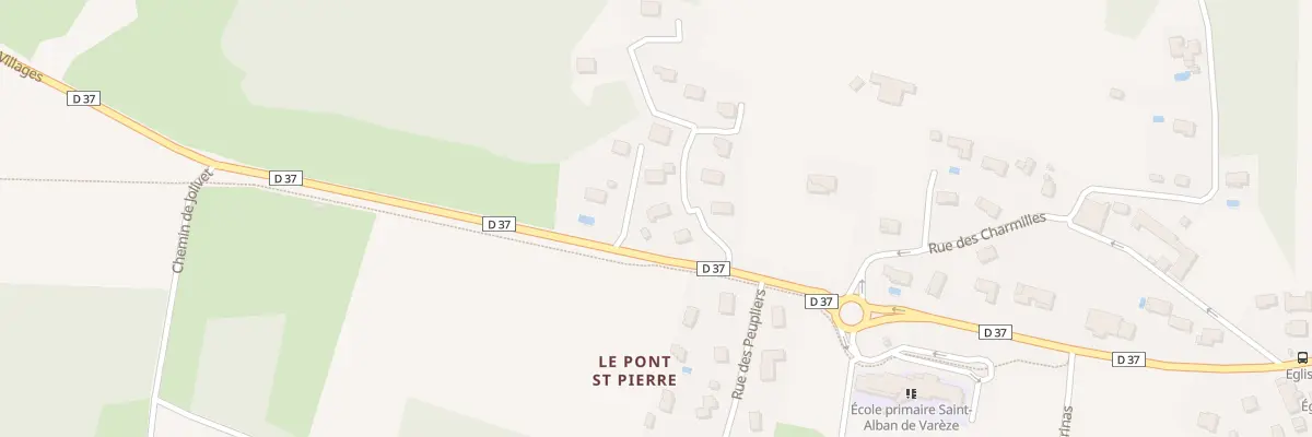 Plan du 57 Rue des Armandières à Vernioz