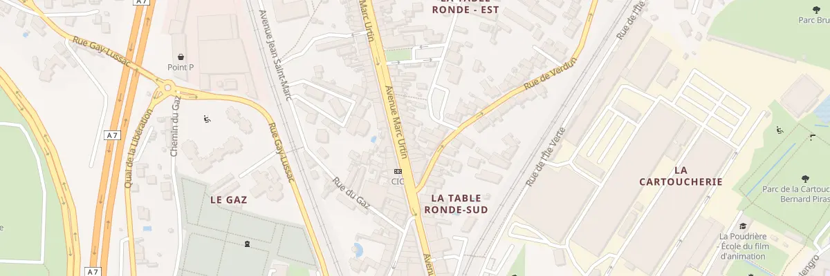 Plan du 50T Av Marc Urtin à Bourg-lès-Valence