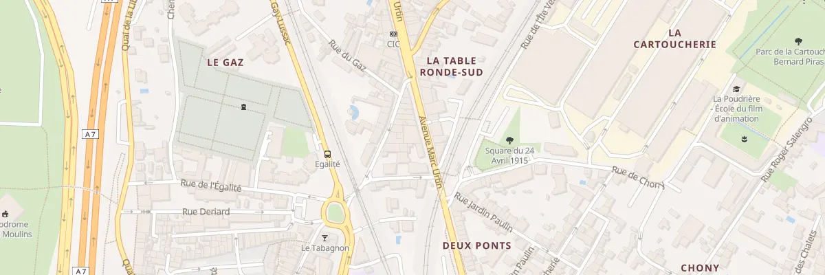 Plan du 83 Av Marc Urtin à Bourg-lès-Valence