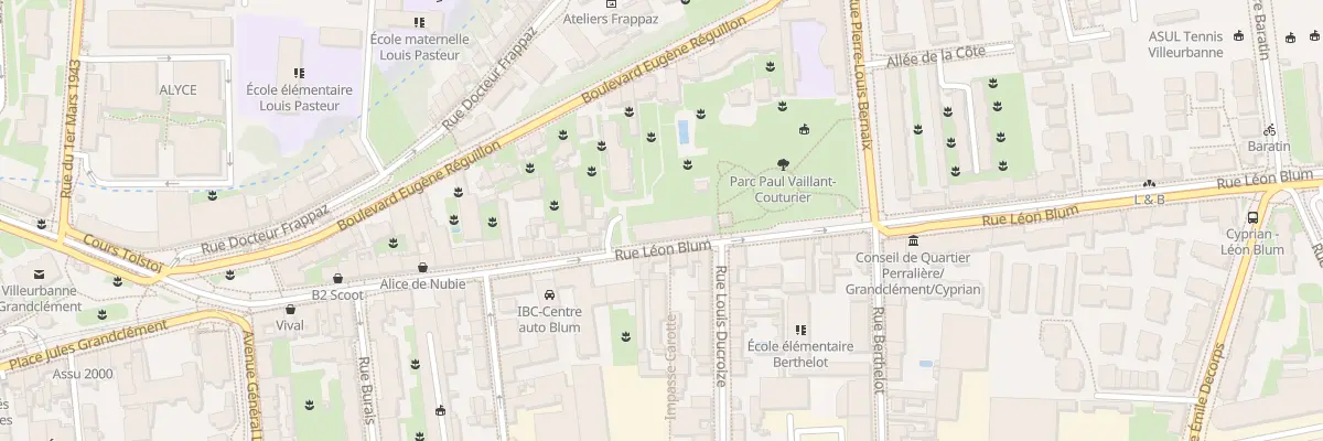 Plan du 47 Rue Léon Blum à Villeurbanne