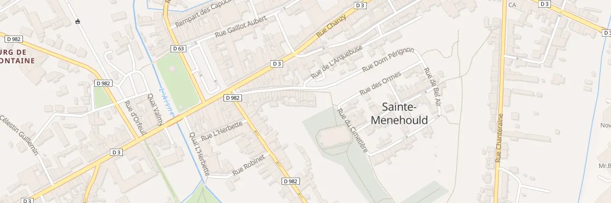 Plan du 37 Rue Dom Perignon à Sainte-Menehould