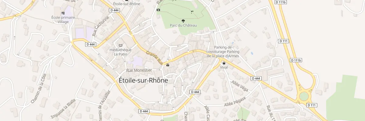 Plan du 28 Grande Rue à Étoile-sur-Rhône
