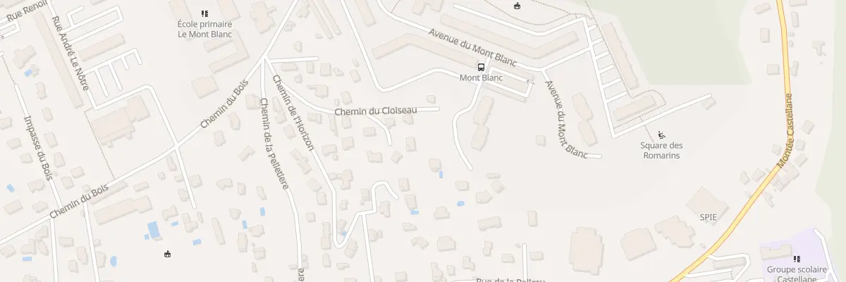 Plan du 204 Che du Cloiseau à Rillieux-la-Pape