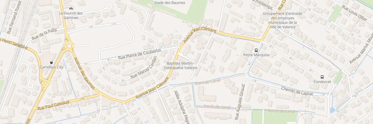 Plan du 45 Av Jean Clément à Valence