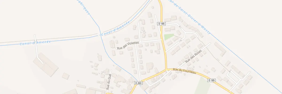 Plan du 107 Rue des Violettes à Allichamps