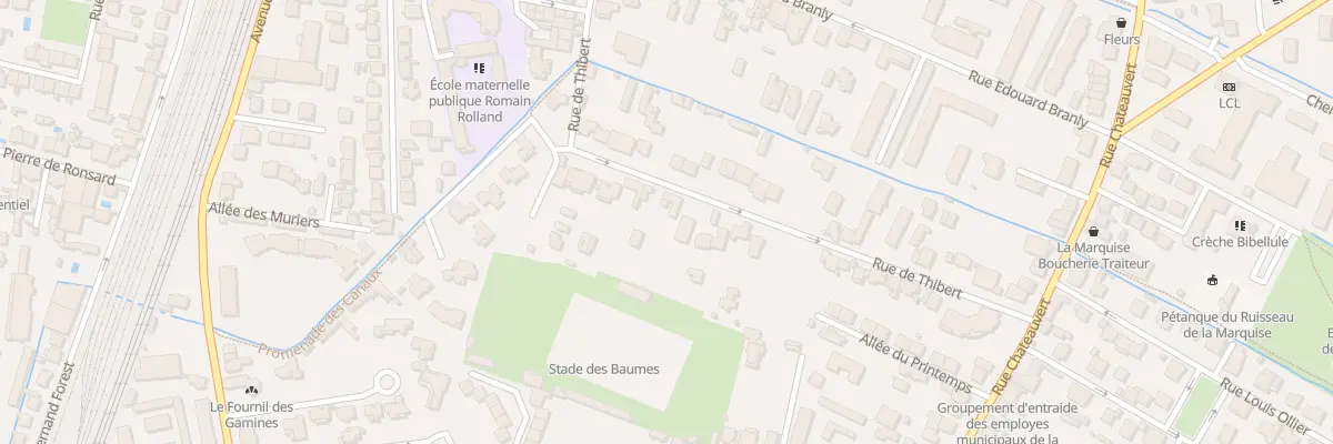 Plan du 52 Rue de Thibert à Valence