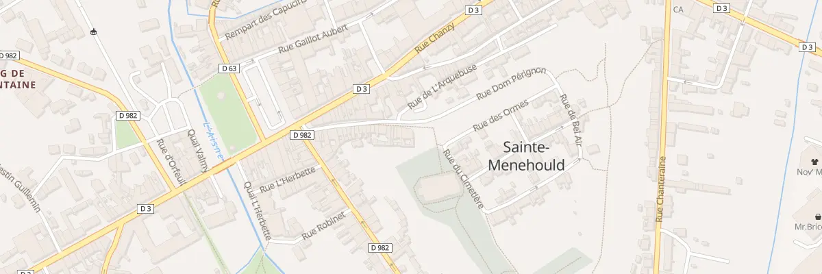 Plan du 39 Rue Dom Perignon à Sainte-Menehould