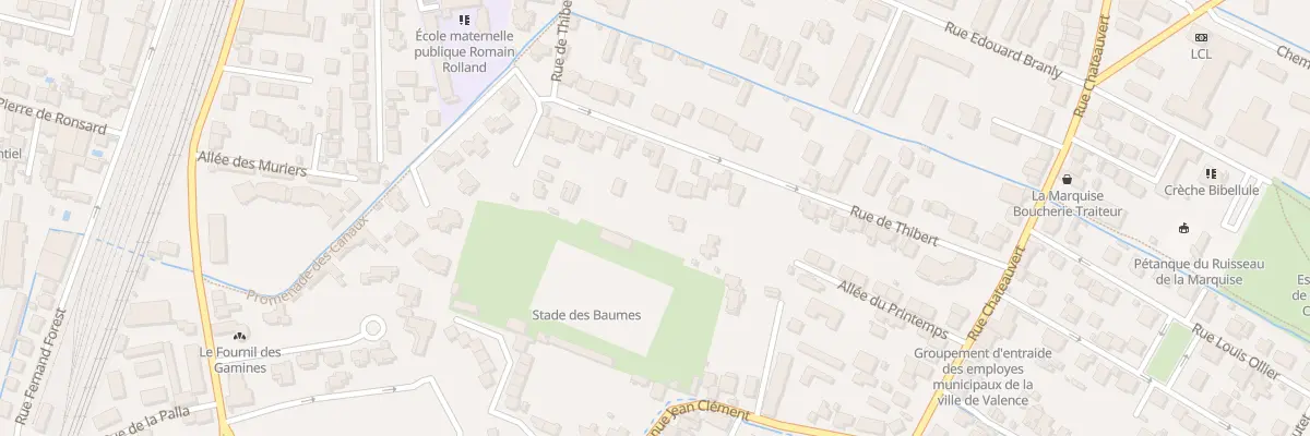 Plan du 54 Rue de Thibert à Valence