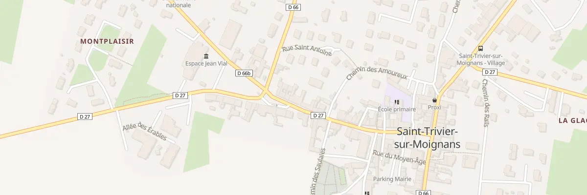 Plan du 242 Rue de la République à Saint-Trivier-sur-Moignans