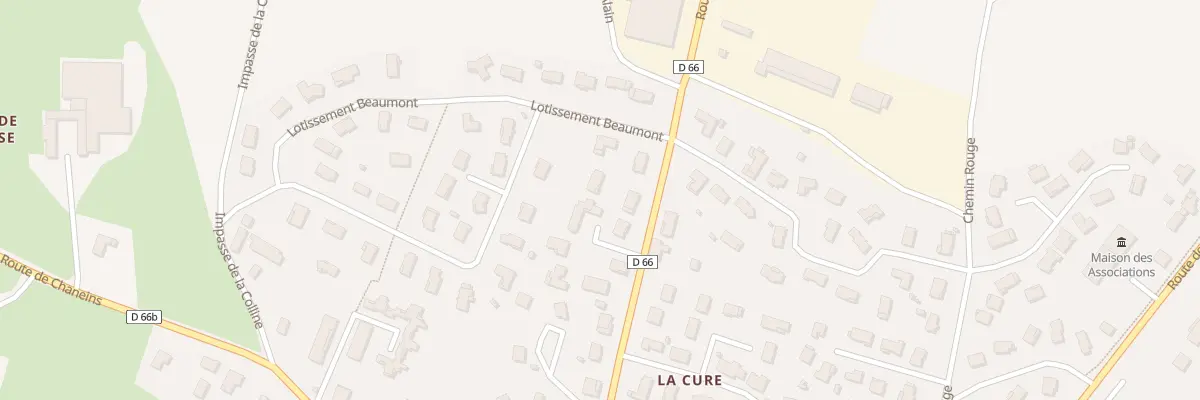 Plan du 315 Rte de Baneins à Saint-Trivier-sur-Moignans