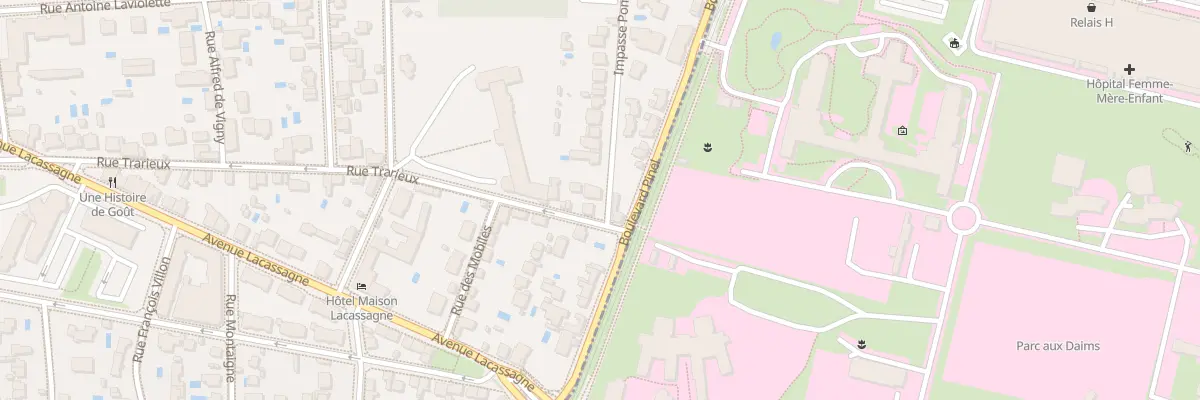 Plan du 135 Rue Trarieux à Lyon 3e Arrondissement
