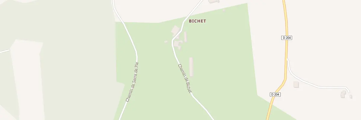 Plan du 5321 Bichet à Grane
