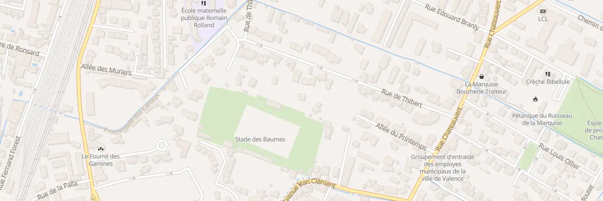 Plan du 56C Rue de Thibert à Valence