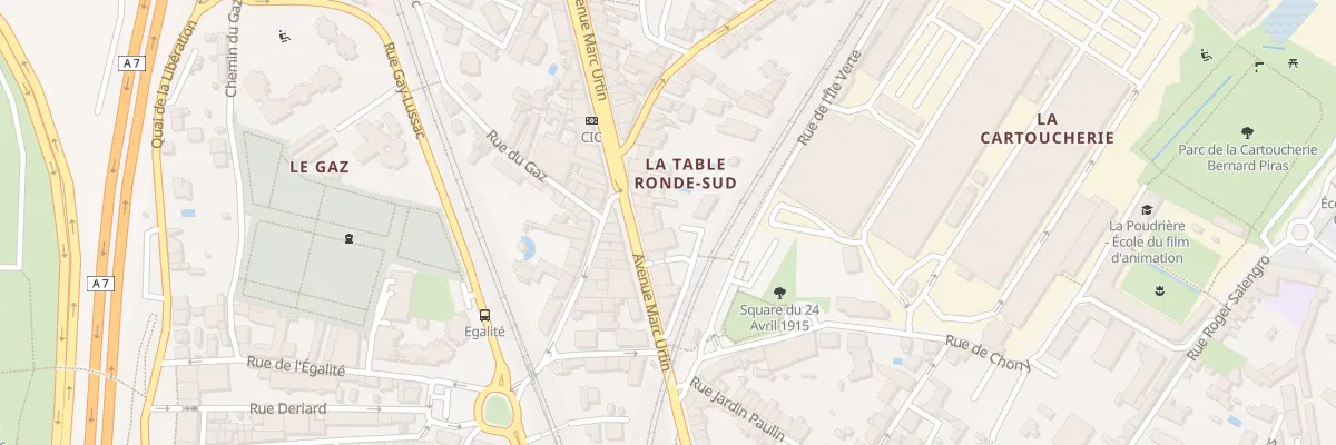 Plan du 74 Av Marc Urtin à Bourg-lès-Valence