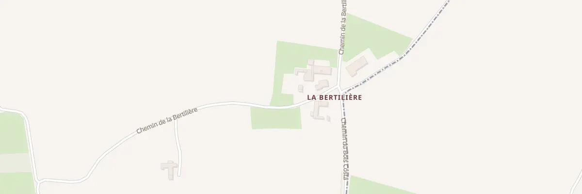 Plan du 1285 Rte de la Bertiliere à Cruzilles-lès-Mépillat