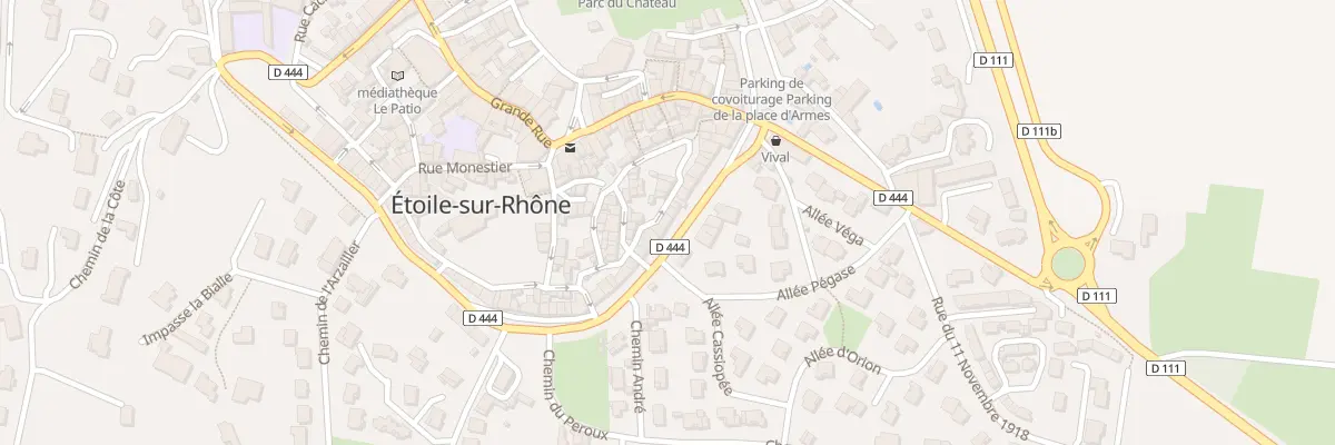 Plan du 21 Bd des Remparts à Étoile-sur-Rhône