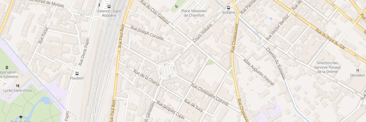 Plan du 3 Pl de la Paix à Valence
