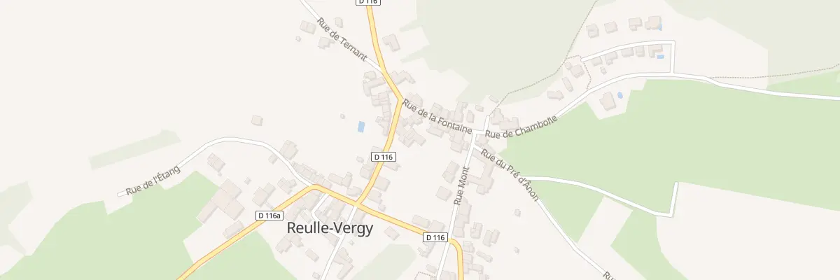 Plan du 7D Rue de la Fontaine à Reulle-Vergy