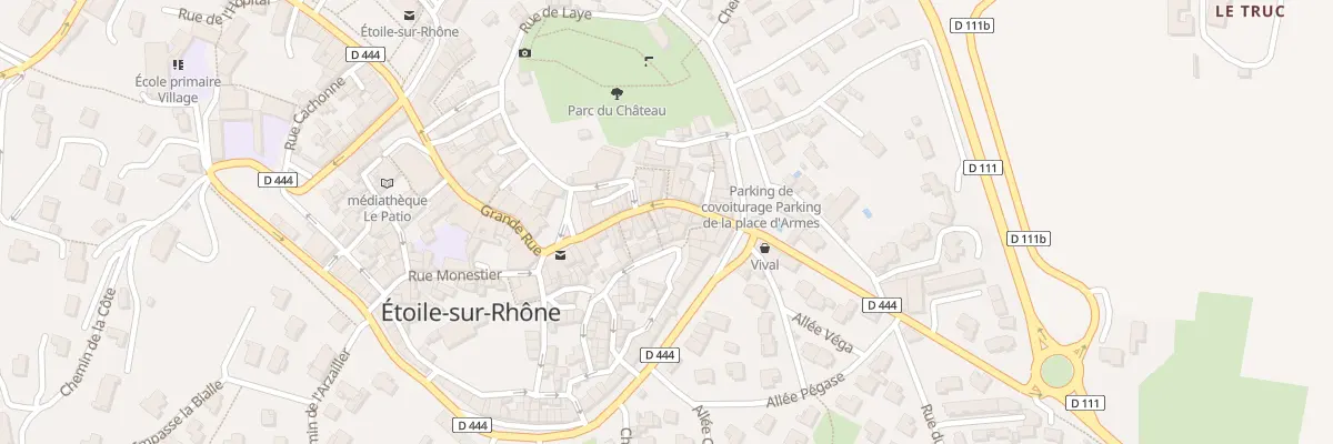 Plan du 14 Gr Grande Rue à Étoile-sur-Rhône